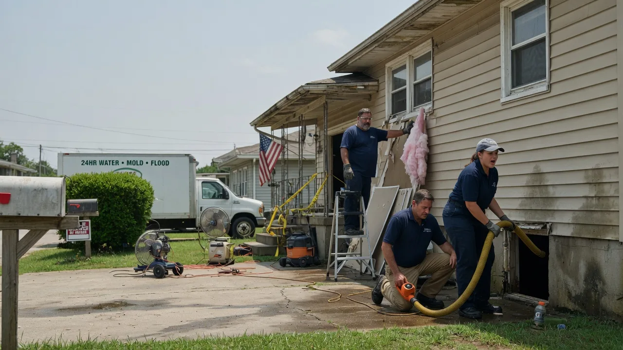 Water Damage Repair in Hustisford, WI near me
